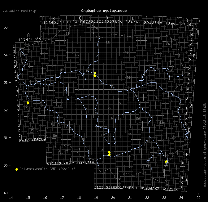 wystepowanie - Oxybaphus nyctagineus (ostrobarw rzepieniolistny)