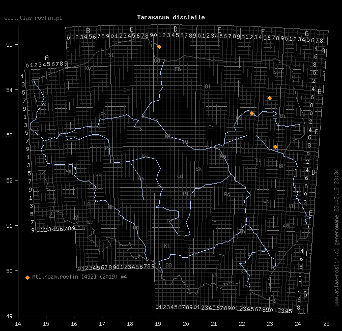 wystepowanie - Taraxacum dissimile (mniszek niepodobny)