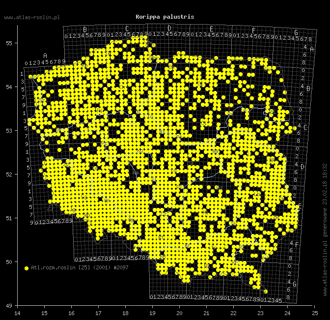 wystepowanie - Rorippa palustris (rzepicha błotna)