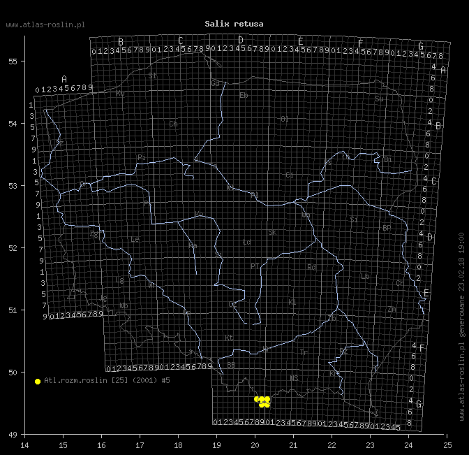 wystepowanie - Salix retusa (wierzba wykrojona)