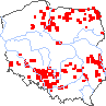 wystepowanie - Nymphaea candida (grzybienie północne)