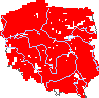 wystepowanie - Crataegus monogyna (głóg jednoszyjkowy)