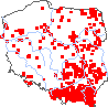 wystepowanie - Crataegus rhipidophylla (głóg odgiętodziałkowy)