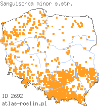 wystepowanie - Sanguisorba minor s.str. (krwiściąg mniejszy)