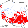 wystepowanie - Lembotropis nigricans (szczodrzyk czerniejący)