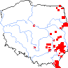 wystepowanie - Lathyrus laevigatus (groszek wschodniokarpacki)