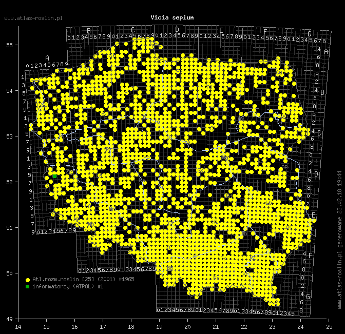 wystepowanie - Vicia sepium (wyka płotowa)