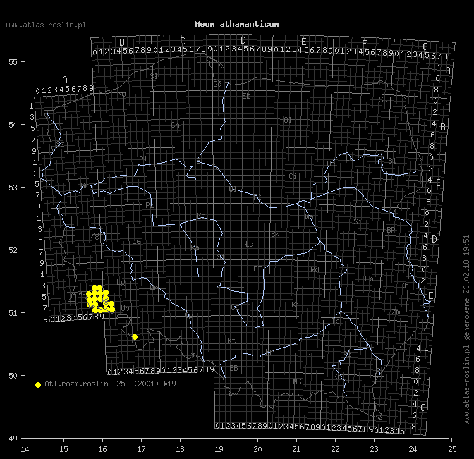 wystepowanie - Meum athamanticum (wszewłoga górska)