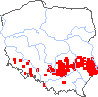 wystepowanie - Galium tricornutum (przytulia trójrożna)