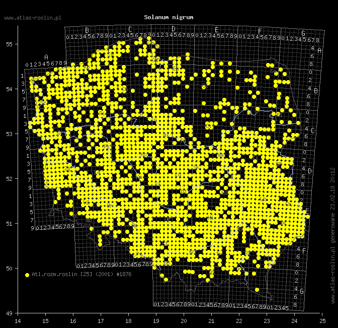 wystepowanie - Solanum nigrum (psianka czarna)
