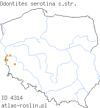 wystepowanie - Odontites serotina s.str. (zagorzałek późny)