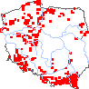 wystepowanie - Arctium nemorosum (łopian gajowy)