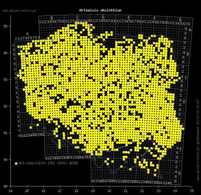 wystepowanie - Artemisia absinthium (bylica piołun)