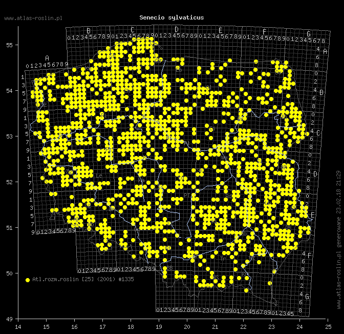 wystepowanie - Senecio sylvaticus (starzec leśny)