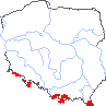 wystepowanie - Solidago alpestris (nawłoć alpejska)