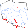 wystepowanie - Hieracium bifidum (jastrzębiec siny)