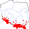 wystepowanie - Prenanthes purpurea (przenęt purpurowy)