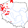 wystepowanie - Juncus subnodulosus (sit tępokwiatowy)