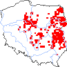 wystepowanie - Koeleria grandis (strzęplica polska)