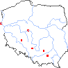 wystepowanie - Festuca vaginata (kostrzewa pochwiasta)