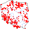 wystepowanie - Botrychium lunaria (podejźrzon księżycowy)