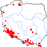 wystepowanie - Asplenium septentrionale (zanokcica północna)